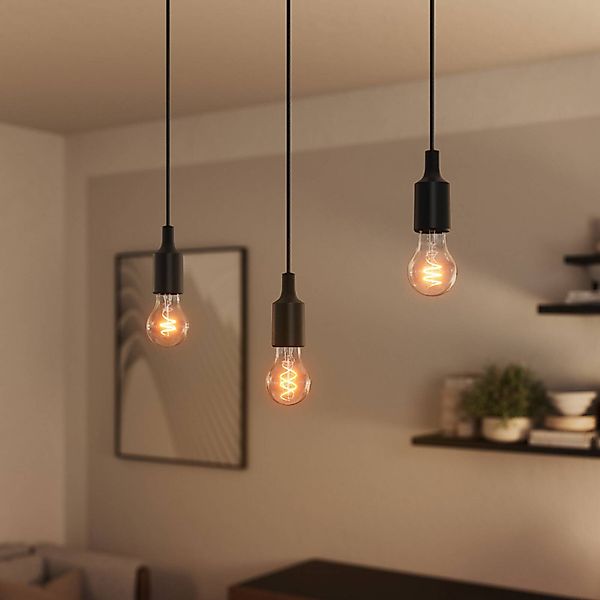 OSRAM Hängelampe VINTAGE 1906 BELL schwarz Kunststoff Ø 9 cm günstig online kaufen
