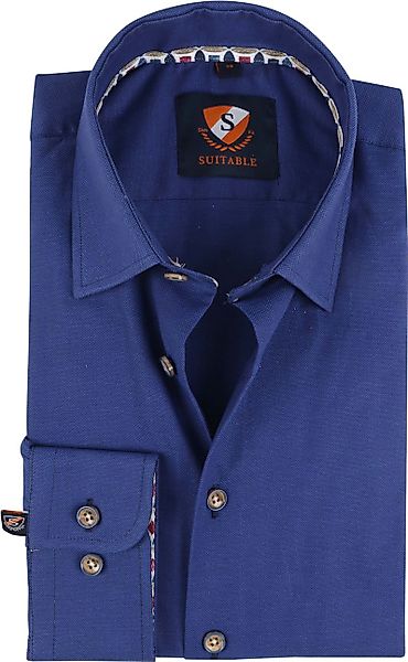 Suitable Hemd Smart Indigo Blau - Größe 43 günstig online kaufen