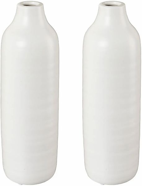 Creativ deco Dekovase besondere Oberflächenstruktur günstig online kaufen