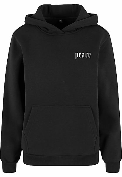 Miss Tee Kapuzenpullover "Miss Tee Girls Peace Hand Ladies Fluffy Hoody" 1 günstig online kaufen
