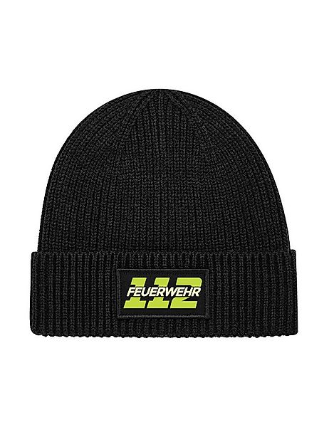Youth Designz Beanie Herren Strick Beanie Mütze "112 Feuerwehr" Aufdruck Ge günstig online kaufen