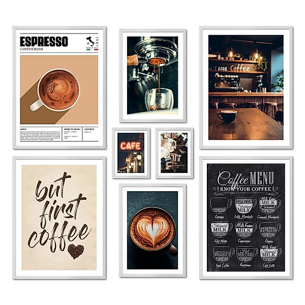 ARTFAVES Bilder-Collage Poster Set - COFFEE günstig online kaufen