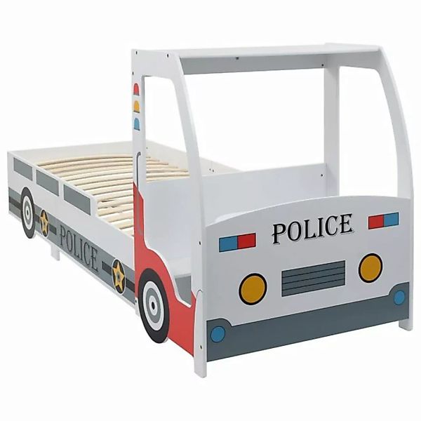 vidaXL Kinderbett im Polizeiauto-Design mit Schreibtisch 90 x 200 cm Kinder günstig online kaufen