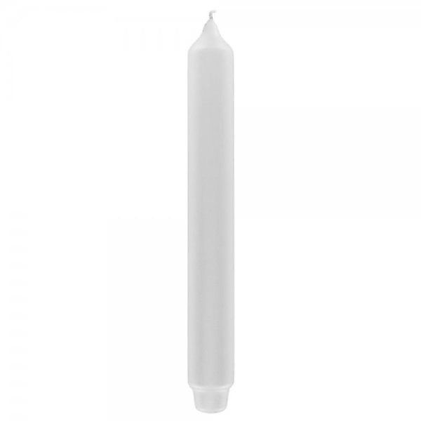 Fink Tafelkerze Stabkerze Metallic Weiß (25cm) günstig online kaufen