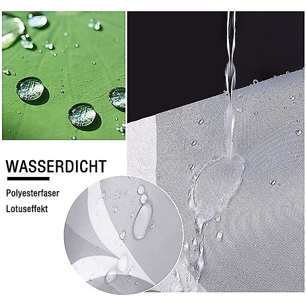 BYSURE Duschvorhang Breite 180 cm, Duschvorhang günstig online kaufen