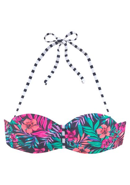 Venice Beach Bandeau-Bikini-Top "Summer" mit geraffter Mitte günstig online kaufen