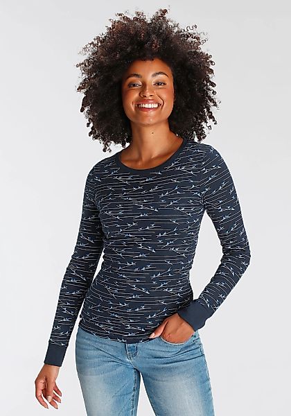 KangaROOS sehr figurbetonte Passform, Rundhalsausschnitt, aus 100% Baumwoll günstig online kaufen