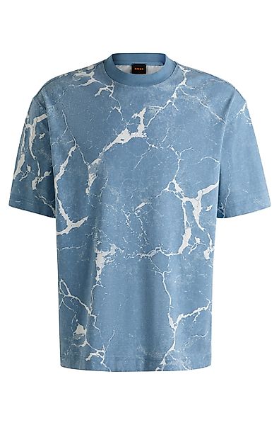 BOSS ORANGE T-Shirt T-Shirt mit Allover-Print günstig online kaufen