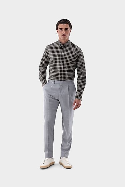 Flanellhemd kariert mit Button-Down Kragen günstig online kaufen