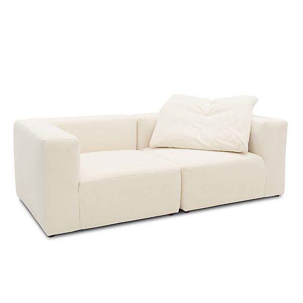 Sofa 800013, 2-Sitzer, rechteckig, gepolsterte Rückenlehne, 2er Couch, 216 günstig online kaufen