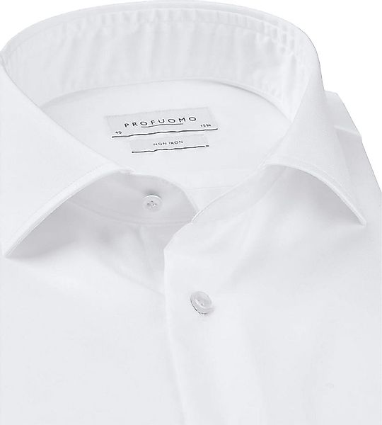 Profuomo Hemd Extra Lange Ärmel Cutaway Weiß - Größe 39 günstig online kaufen