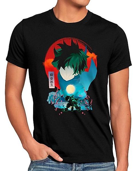 style3 T-Shirt Midoriya Izuku anime manga my hero academia cosplay günstig online kaufen