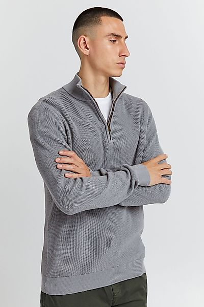 Blend Troyer "BHCodford" Schicker Pullover mit Reißverschlusskragen günstig online kaufen