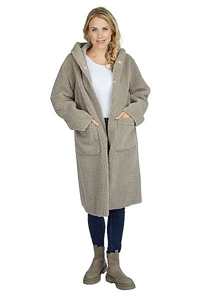 White Label Wintermantel mit angeschnittener Kapuze günstig online kaufen