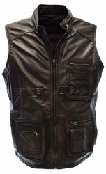 Zimmert Leather Lederweste Julius Schwarz, weiches günstig online kaufen
