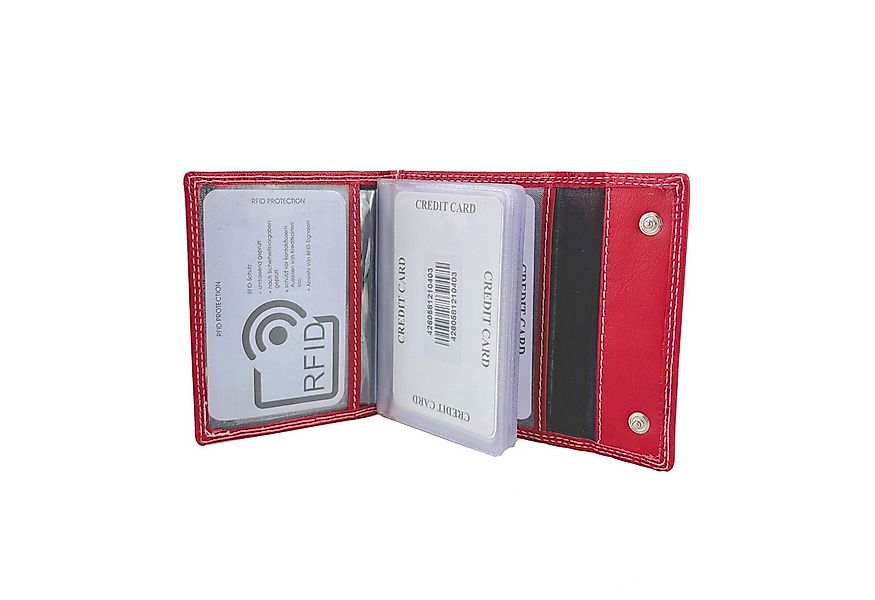 L&B Kartenetui Rindsleder Ausweishülle, RFID-Schutz integriert >2321< Dokum günstig online kaufen