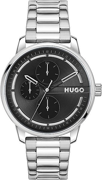 HUGO Multifunktionsuhr #STAMP MULTI 1530368, Armbanduhr, Quarzuhr, Herrenuh günstig online kaufen