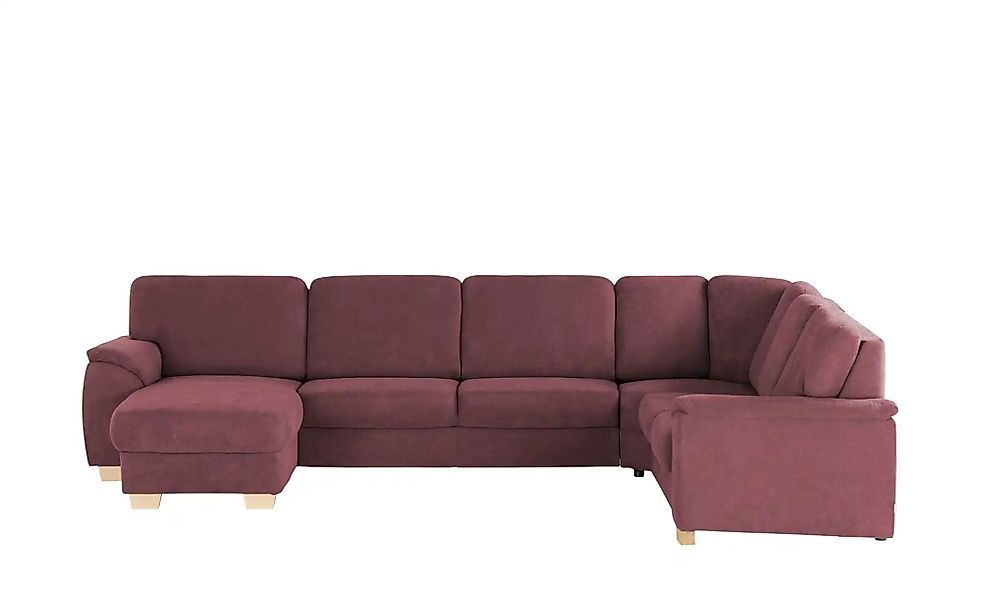 smart Wohnlandschaft  Valencia ¦ rot ¦ Maße (cm): B: 341 Polstermöbel > Sof günstig online kaufen