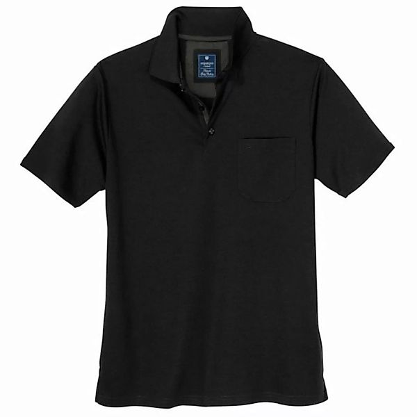 Redmond Poloshirt Große Größen Poloshirt schwarz "Wash & Wear" Redmond günstig online kaufen