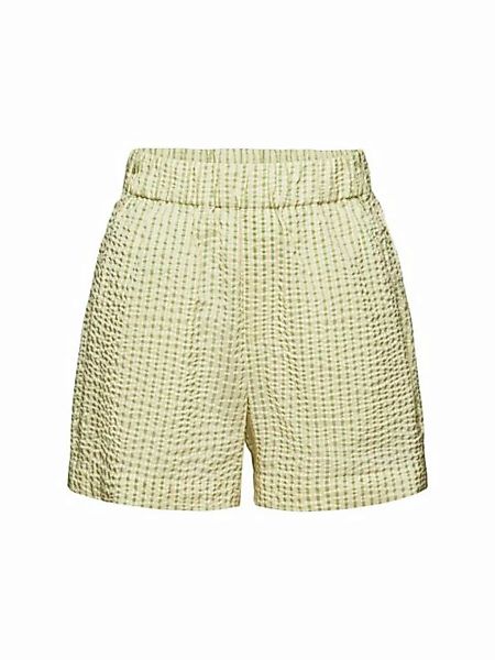 Esprit Shorts Gestreifte Shorts in Crinkle-Optik (1-tlg) günstig online kaufen