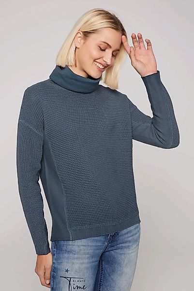 SOCCX Rollkragenpullover, aus Baumwolle günstig online kaufen