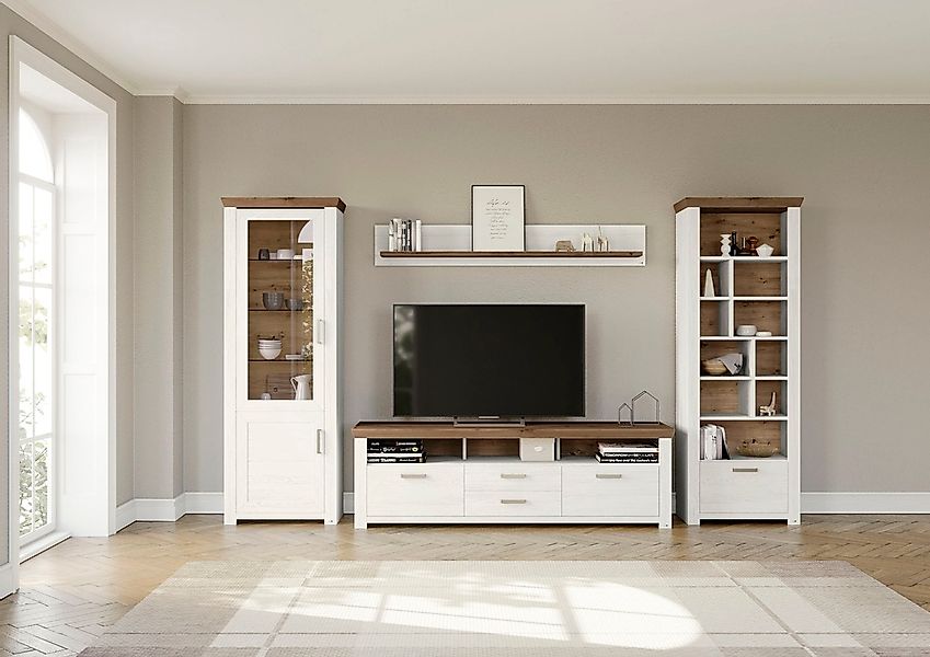 set one by Musterring Wohnwand "York" 4 Stk. tlg. günstig online kaufen