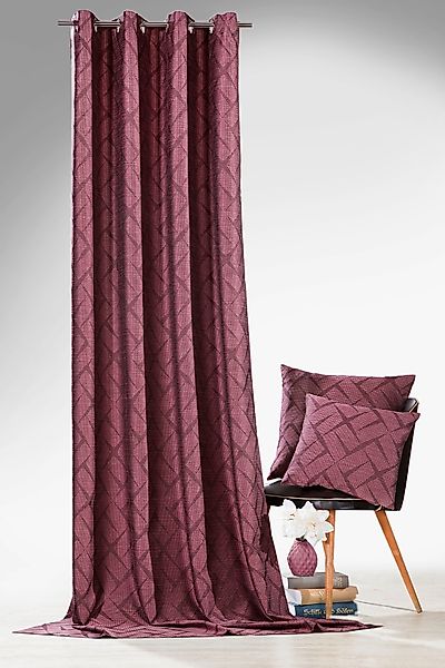 Weckbrodt Vorhang "Jasper" Ösen 1 Stk. tlg. Jacquard, Ösen, toller 3D-Effek günstig online kaufen