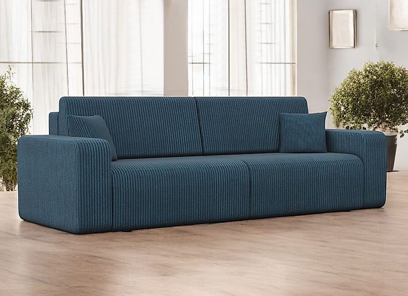 Compleo Schlafsofa mit Bettkasten Cordstoff LAGA günstig online kaufen