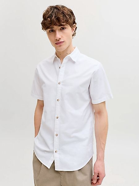 Jack & Jones Kurzarmhemd "JJCHAD OXFORD STRIPE SHIRT SS" günstig online kaufen