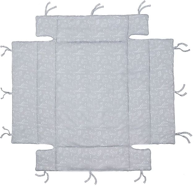 Fillikid Laufgittereinlage Flexi Jersey, Safari grau günstig online kaufen