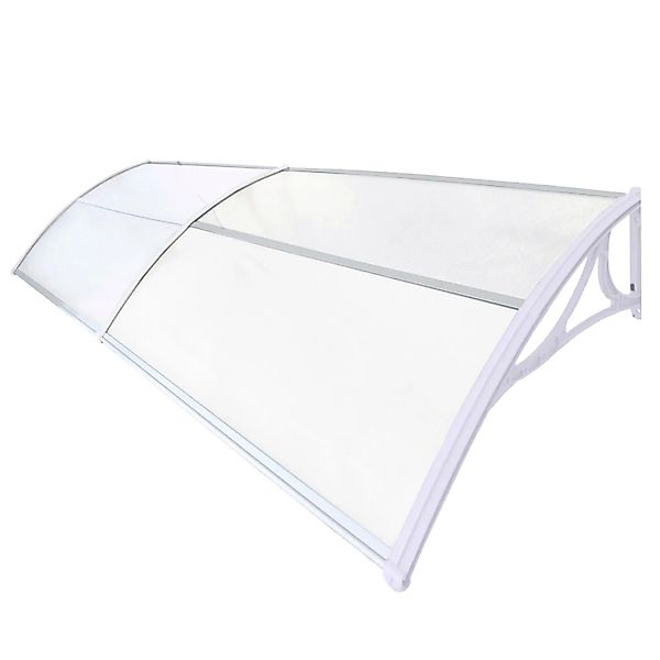 TRUTZHOLM Haustürvordach 97 x 295 cm Hohlkammerplatte Aluabschlussleiste We günstig online kaufen