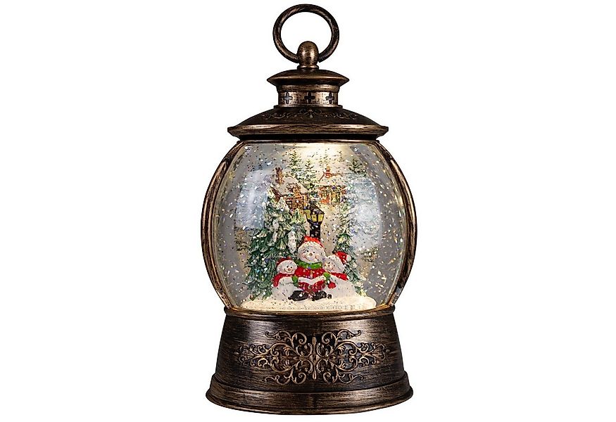 Christmas Paradise LED Laterne Schneelaterne 24cm mit Schneemann, zuschaltb günstig online kaufen