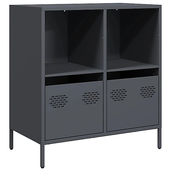 vidaXL Sideboard Anthrazit 68x39x73,5 cm Kaltgewalzter Stahl 851360 günstig online kaufen