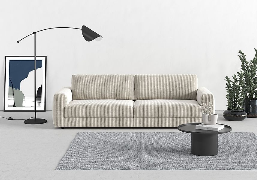 TRENDMANUFAKTUR Big-Sofa "Bourbon" extra tiefe Sitzfläche, wahlweise mit Si günstig online kaufen