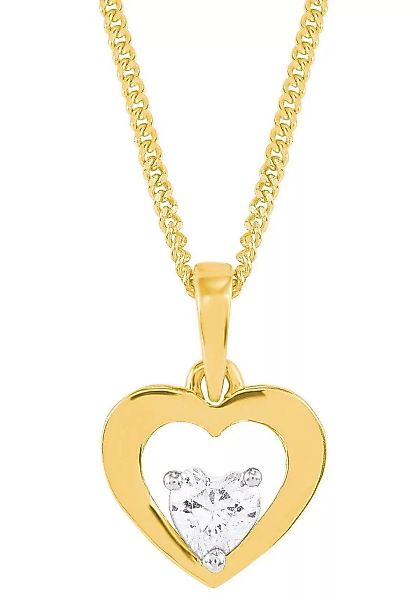 Amor Kette mit Anhänger "Schmuck Geschenk Halskette Herz LIEBE, 2014399", m günstig online kaufen