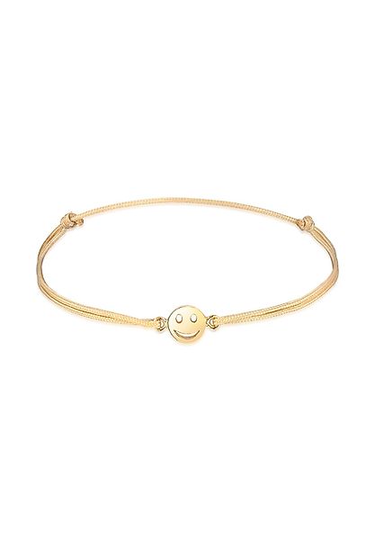 Elli Armband mit Smile Face Textil günstig online kaufen