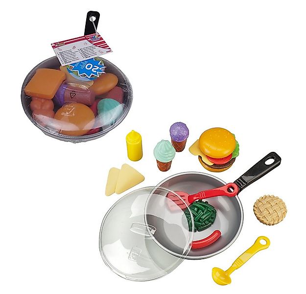 Happy People Spielküche Pfannenset mit Gemüse Pfanne mit Deckel Zubehör Kel günstig online kaufen