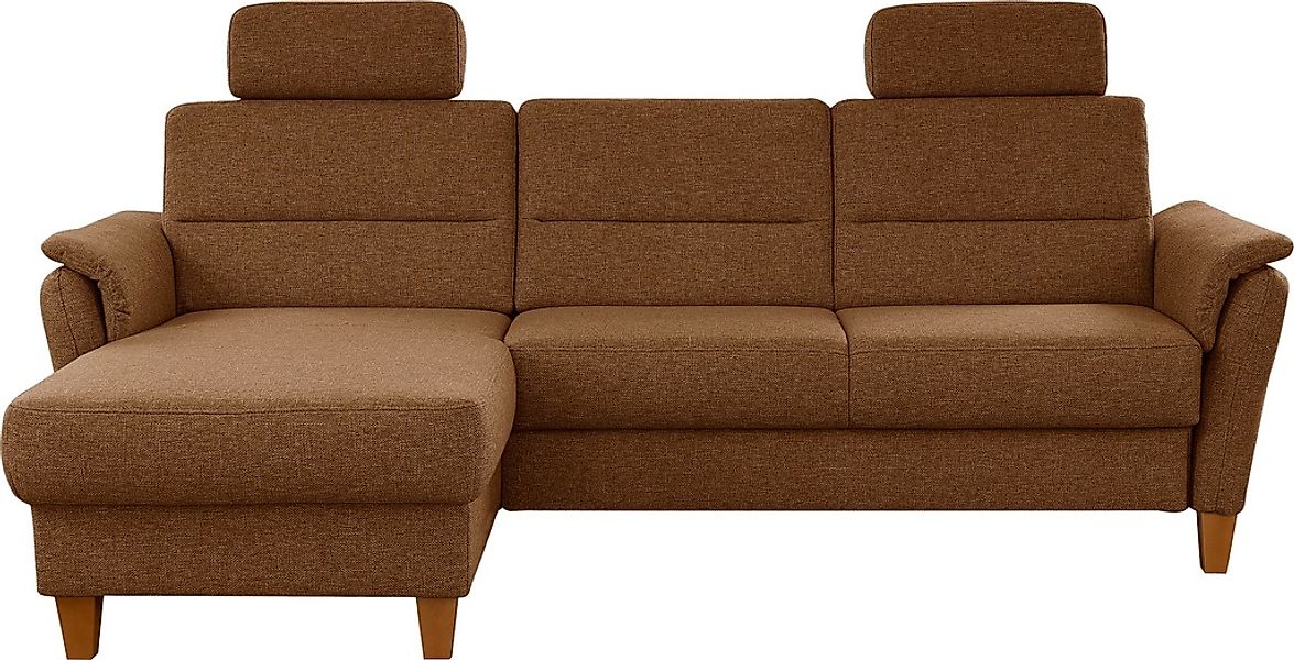 Home affaire Ecksofa Palmera L-Form, Federkern, günstig online kaufen
