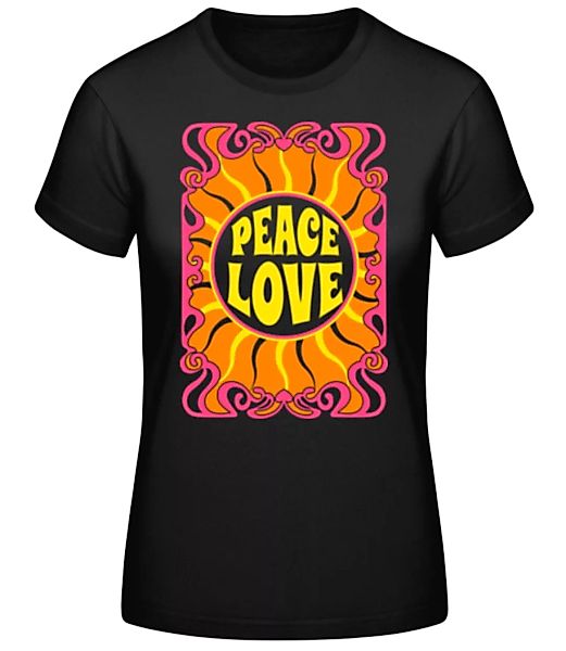 Hippie Peace Love · Frauen Basic T-Shirt günstig online kaufen