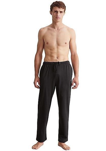 Marc O'Polo Pyjamahose Heavy Jersey mit verstellbarem Kordelzugbund günstig online kaufen