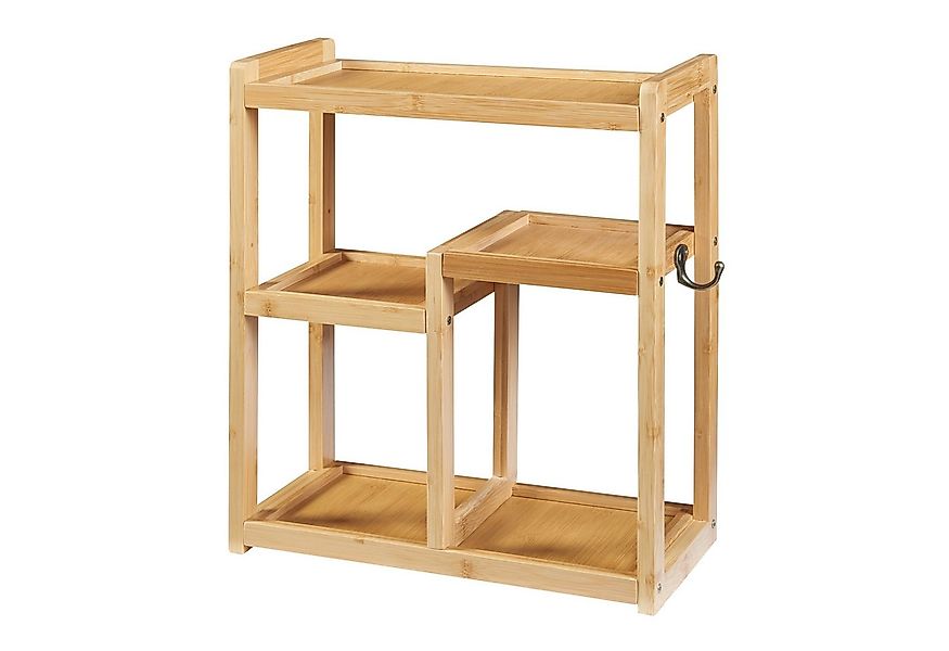 en.casa Badregal, »Höör« mit 5 Ablagen 42 x 37 x 17 cm Bambus günstig online kaufen