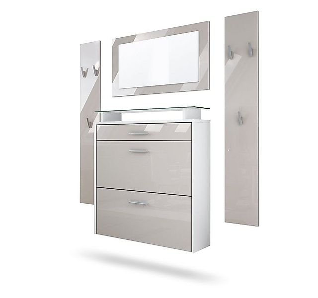 Vladon Garderoben-Set Malea, (Garderobenset bestehend aus 1 Hängeschuhschra günstig online kaufen