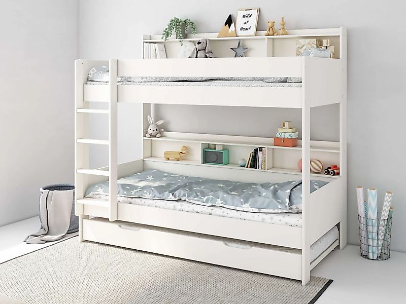 Lüttenhütt Etagenbett "JAIME, TOPSELLER Stockbett, mit Regalen, Schublade o günstig online kaufen