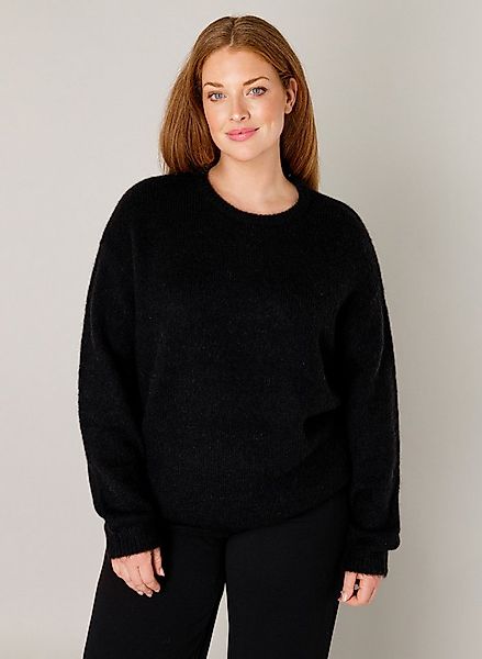Base Level Curvy Strickpullover Yanara mit Wolle und Elasthan günstig online kaufen