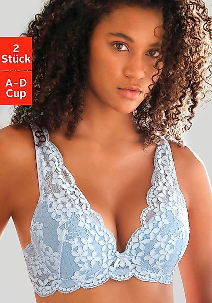 petite fleur Packung, 2 Stück, in High Apex Schnittform, Dessous günstig online kaufen