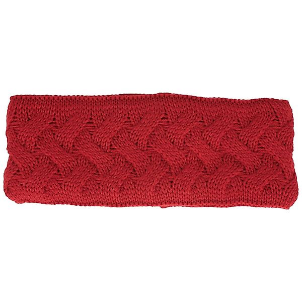 Breiter Stirnband Zopfstrick-Stirnband mit Fleecefutte günstig online kaufen