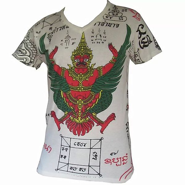 PANASIAM T-Shirt T-shirt Tiger Yantra, Khmer Tattoo Kunst günstig online kaufen