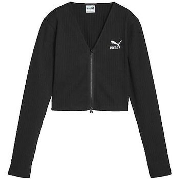 Puma  Blusen T-shirt  Classics crop top noir günstig online kaufen