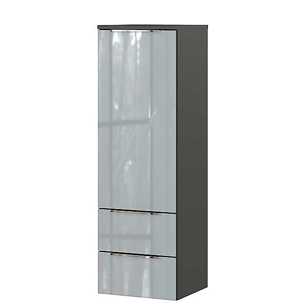 Midischrank Bad Grau für die Wandmontage Made in Germany günstig online kaufen