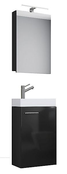 VCM Badmöbel-Set 3-tlg Gäste WC Waschplatz Waschtisch Slito Schrank, (3-St. günstig online kaufen